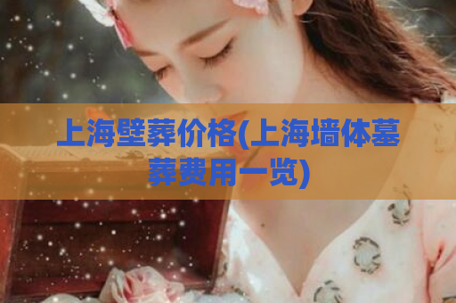 上海壁葬价格(上海墙体墓葬费用一览) 第1张 上海壁葬价格(上海墙体墓葬费用一览) 第1张